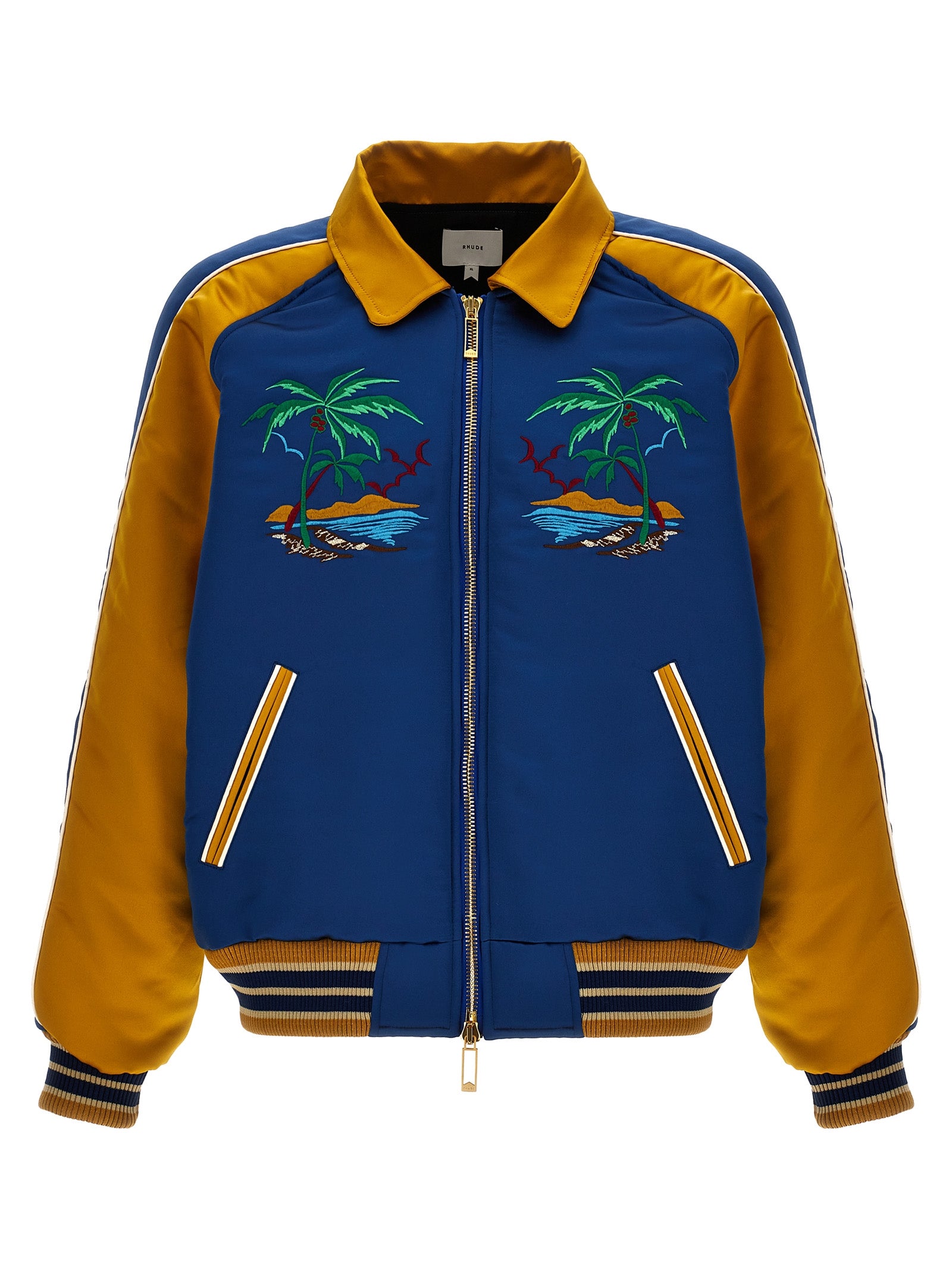 Multicolor Polyester Bomber