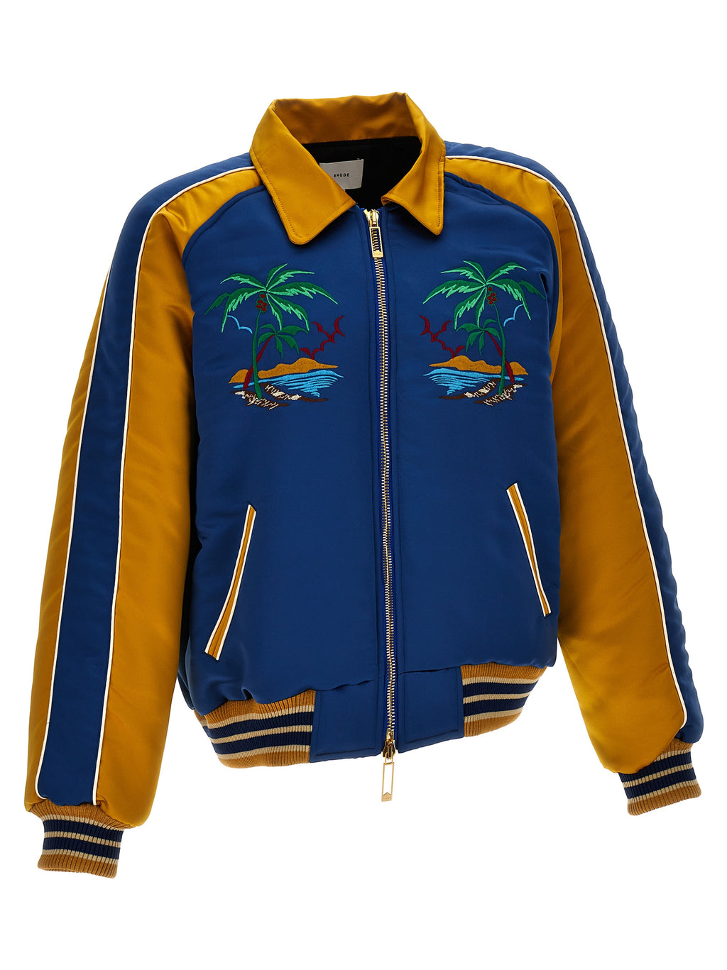 Multicolor Polyester Bomber