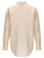 Beige Acetate Blouse