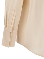 Beige Acetate Blouse