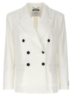 White Cotton Blazer