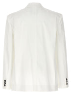 White Cotton Blazer