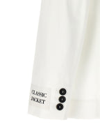 White Cotton Blazer