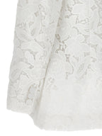 White Polyester Blazer