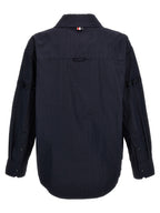 Blue Polyamide Blouse