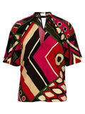 Multicolor Viscose Pattern Shirt