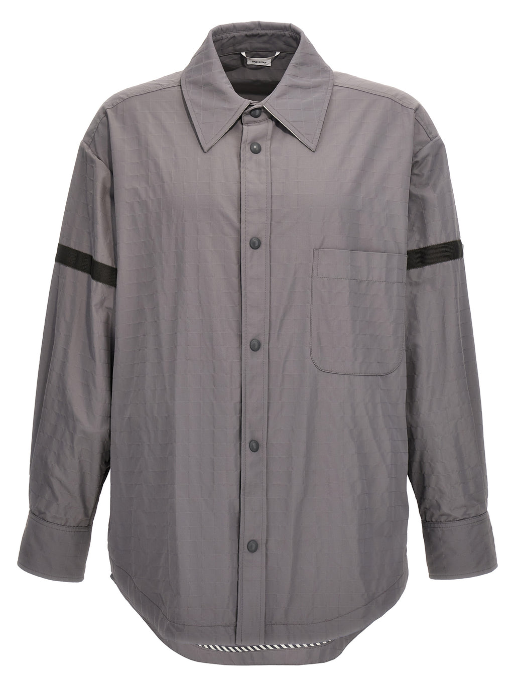 Gray Polyamide Blouse