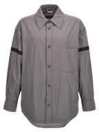 Gray Polyamide Blouse
