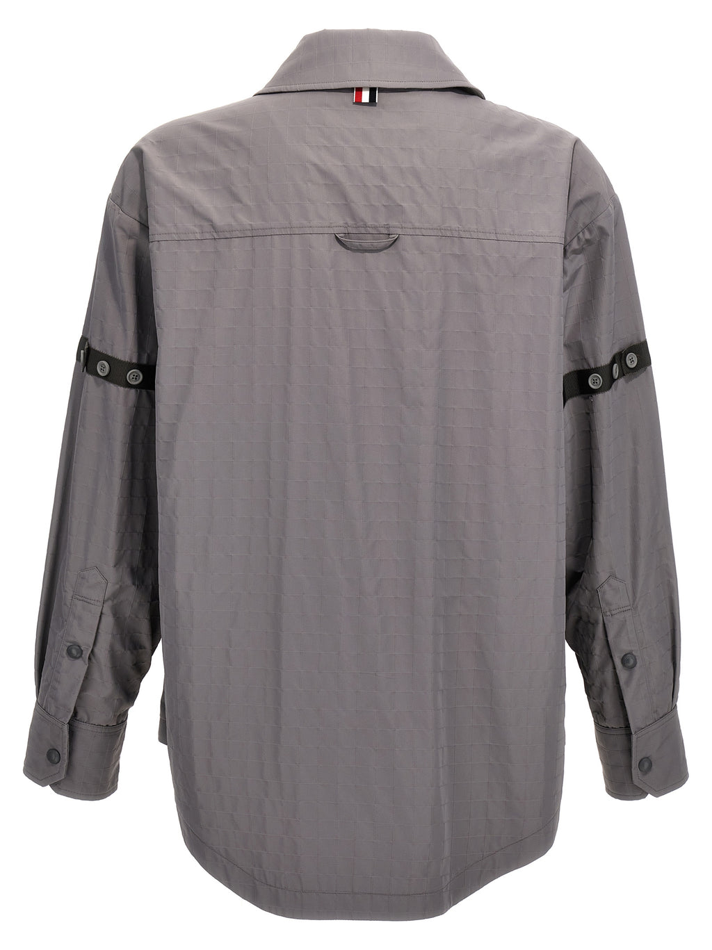 Gray Polyamide Blouse