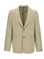 Beige Virgin Wool Blazer