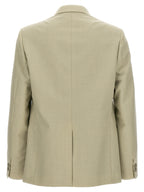 Beige Virgin Wool Blazer