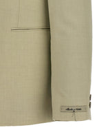 Beige Virgin Wool Blazer