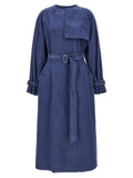 Blue Cotton Coat