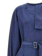 Blue Cotton Coat