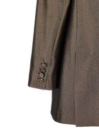 Brown Silk Blazer