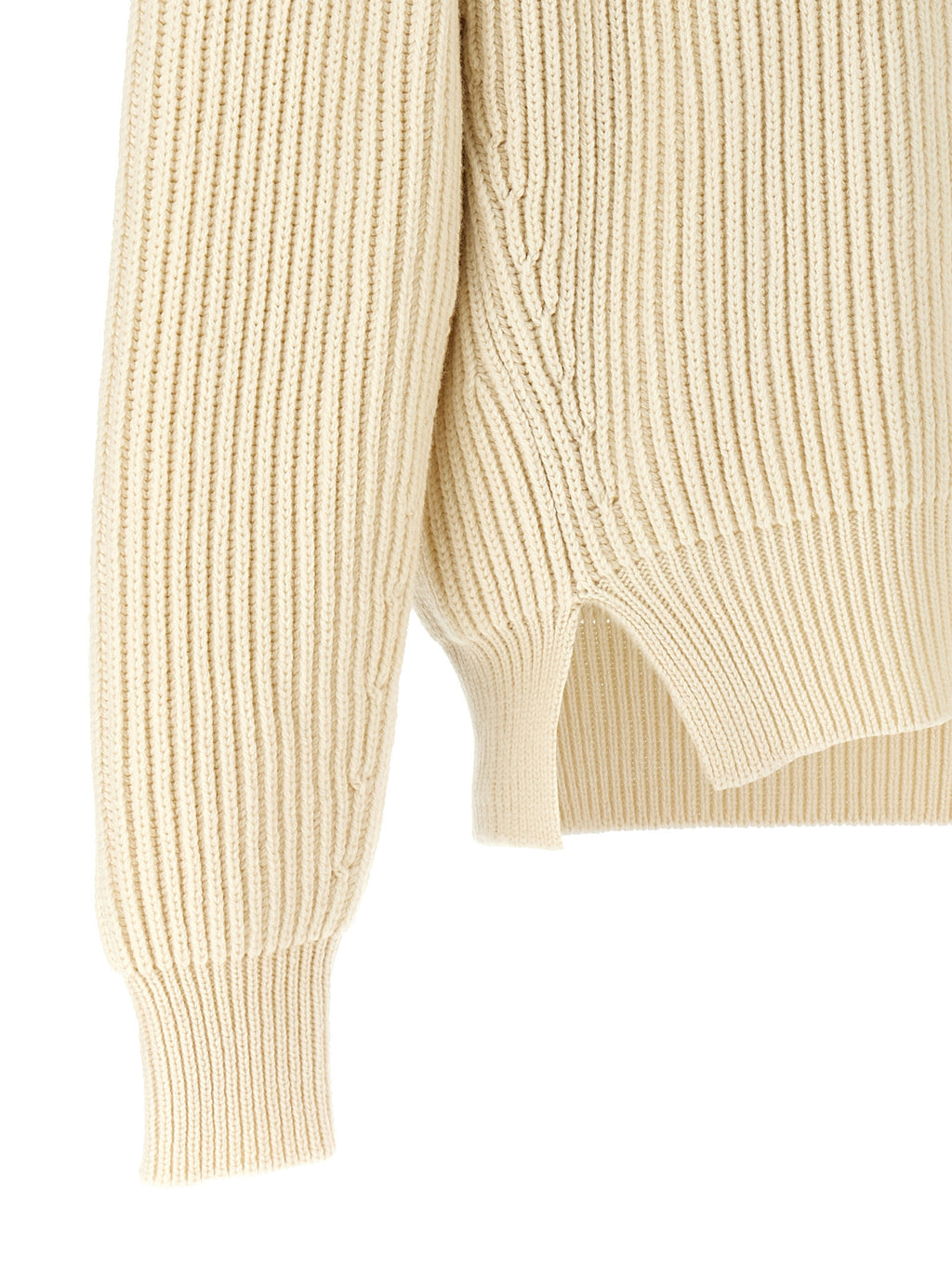 White Wool Cardigan
