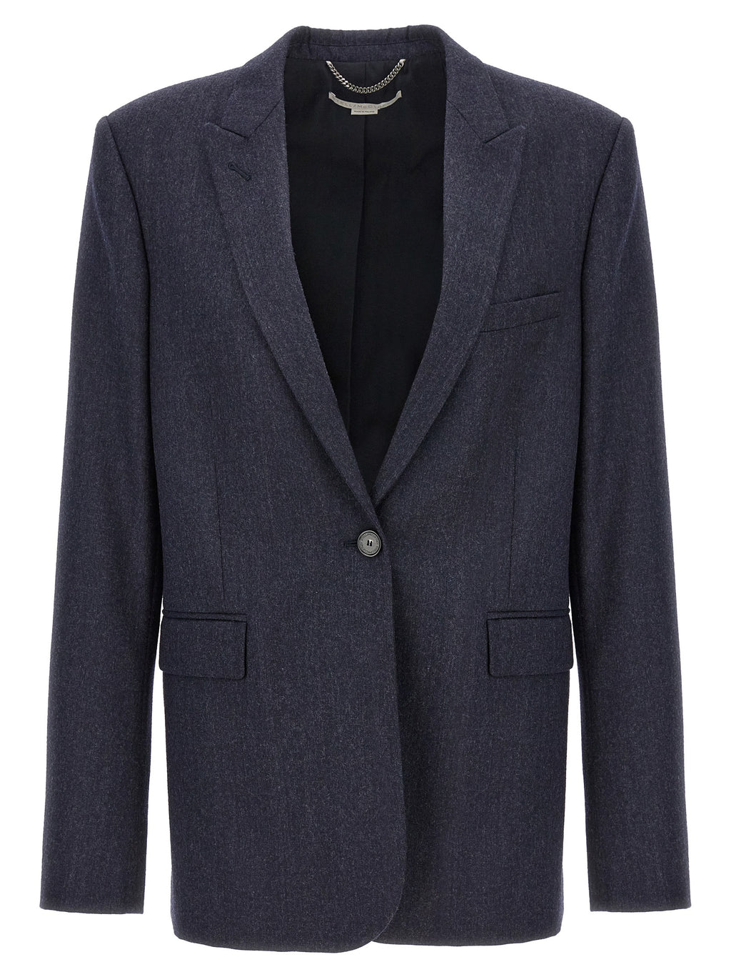 Blue Viscose Blazer