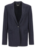 Blue Viscose Blazer