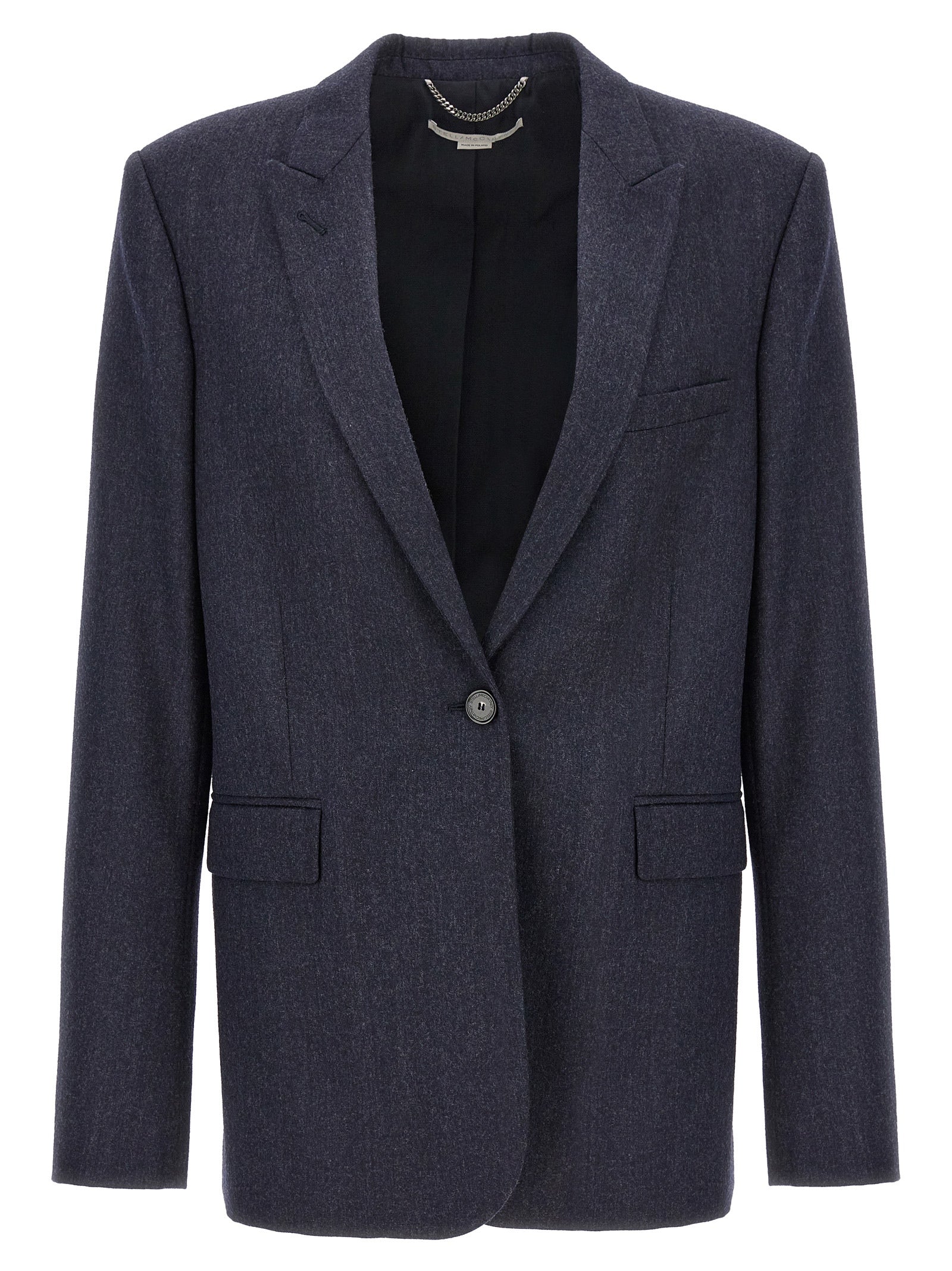 Blue Viscose Blazer