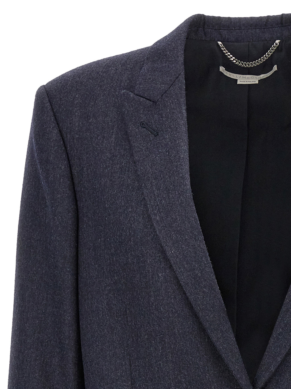 Blue Viscose Blazer