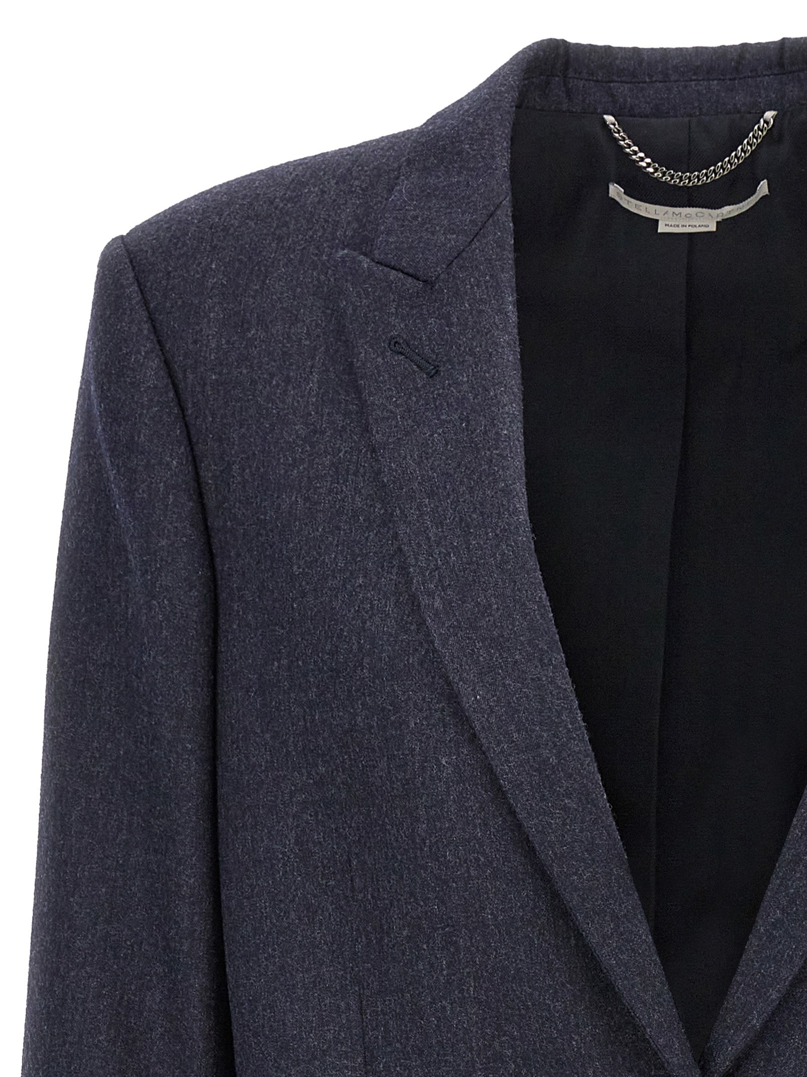 Blue Viscose Blazer