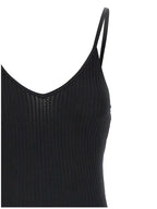 Black Viscose Midi Dress
