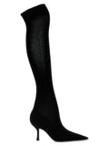 Black Leather Over The Knee