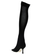 Black Leather Over The Knee