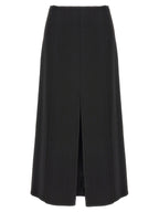 Black Virgin Wool Mini Skirt