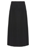 Black Virgin Wool Mini Skirt
