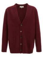 Bordeaux Wool Cardigan