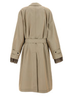 Beige Cotton Coat