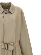Beige Cotton Coat