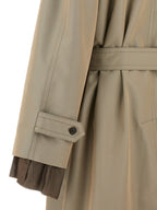 Beige Cotton Coat