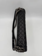 Bicolor Leather Handbag