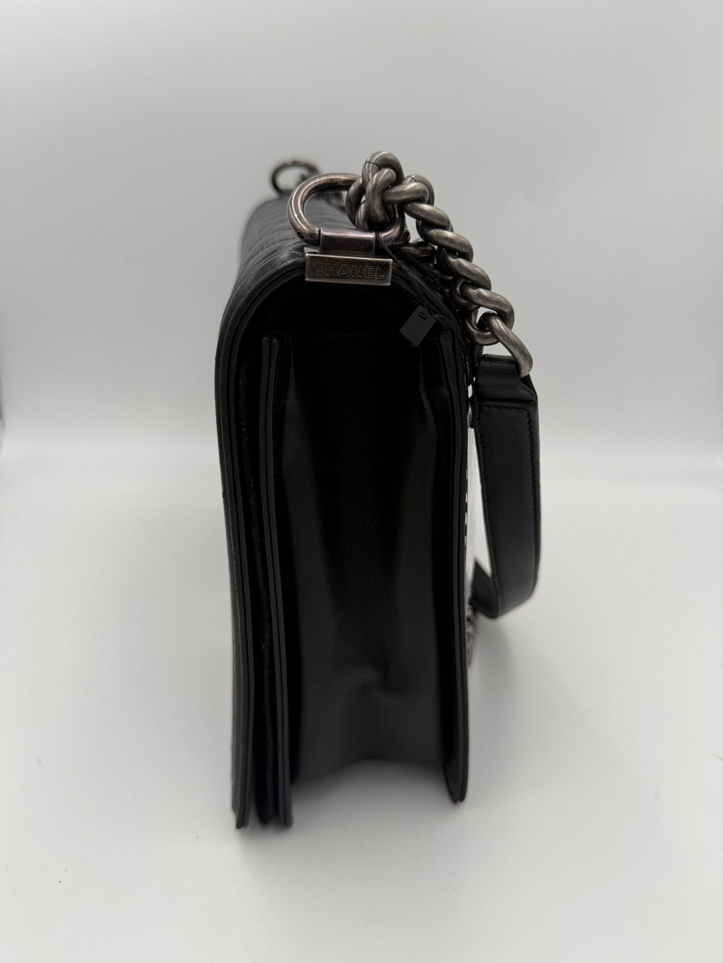 Bicolor Leather Handbag