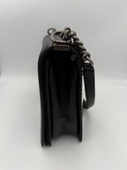 Bicolor Leather Handbag