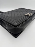 Bicolor Leather Handbag