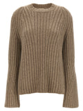 Beige Cashmere Cardigan