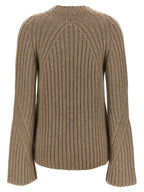 Beige Cashmere Cardigan