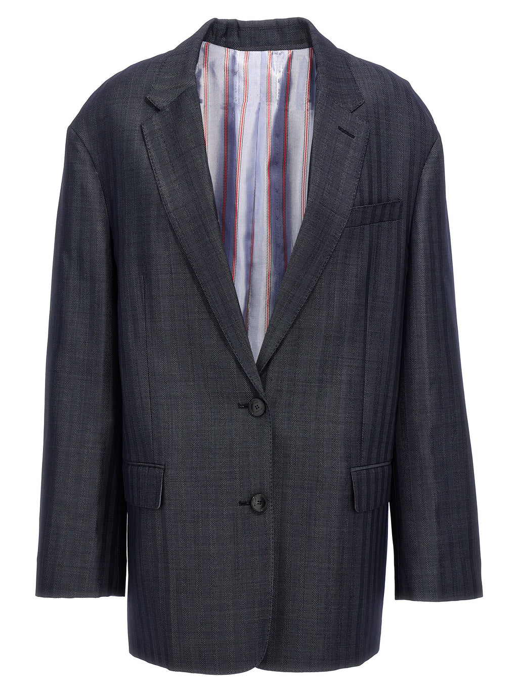 Blue Wool Blazer