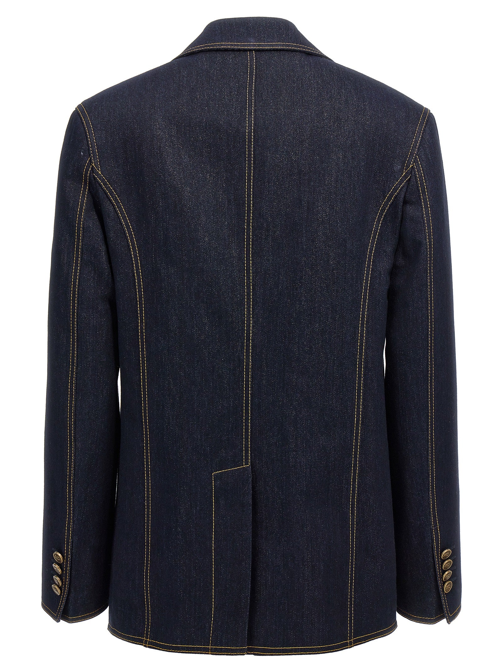 Blue Cotton Blazer