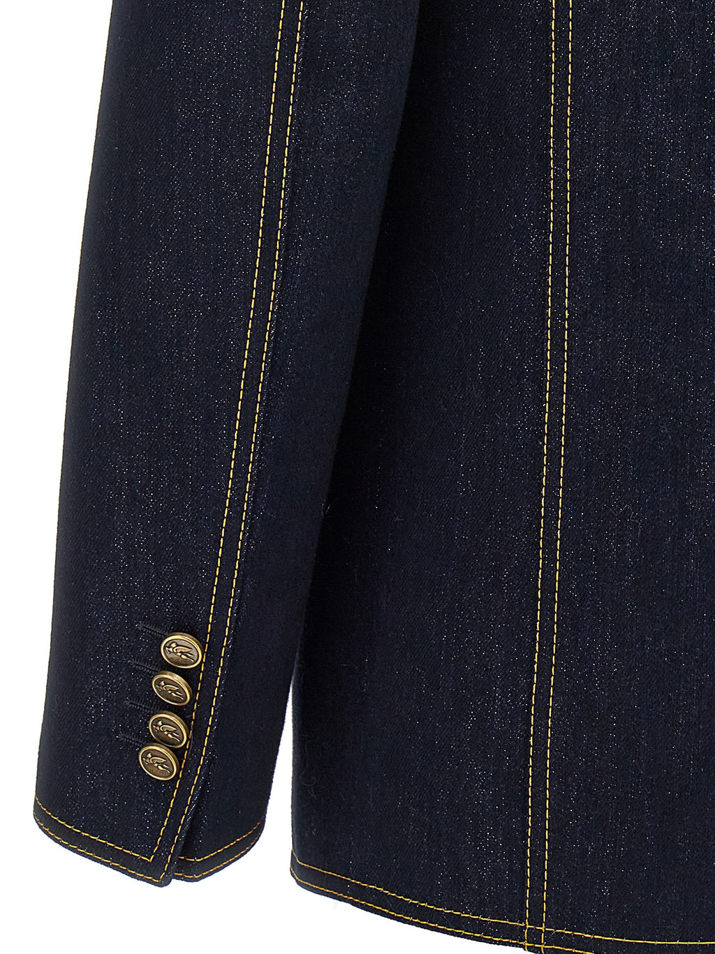 Blue Cotton Blazer