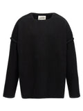 Black Wool Cardigan