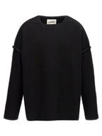 Black Wool Cardigan
