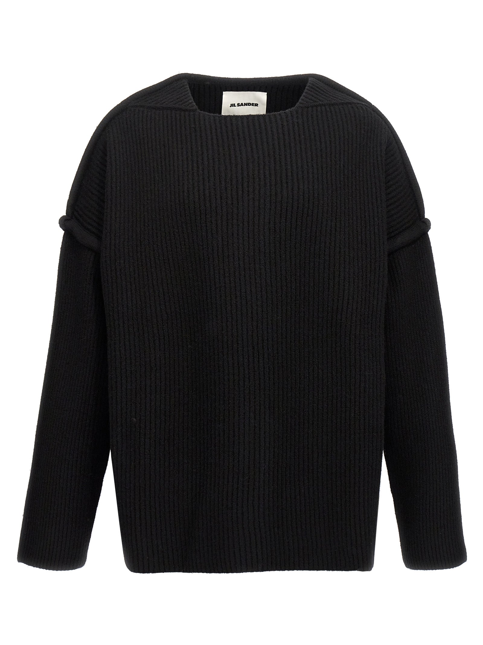 Black Wool Cardigan