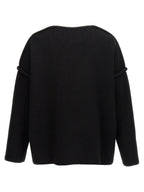 Black Wool Cardigan