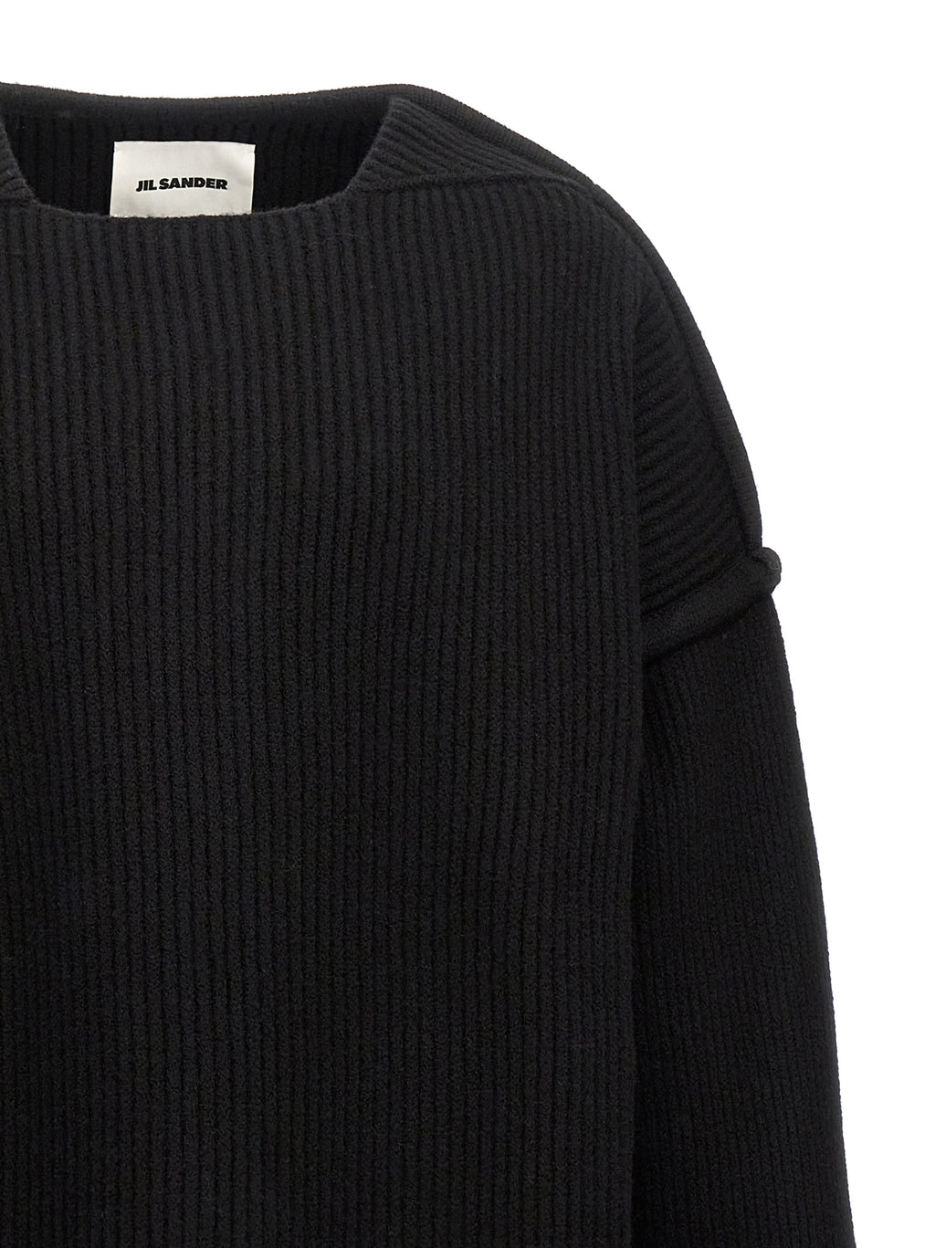 Black Wool Cardigan