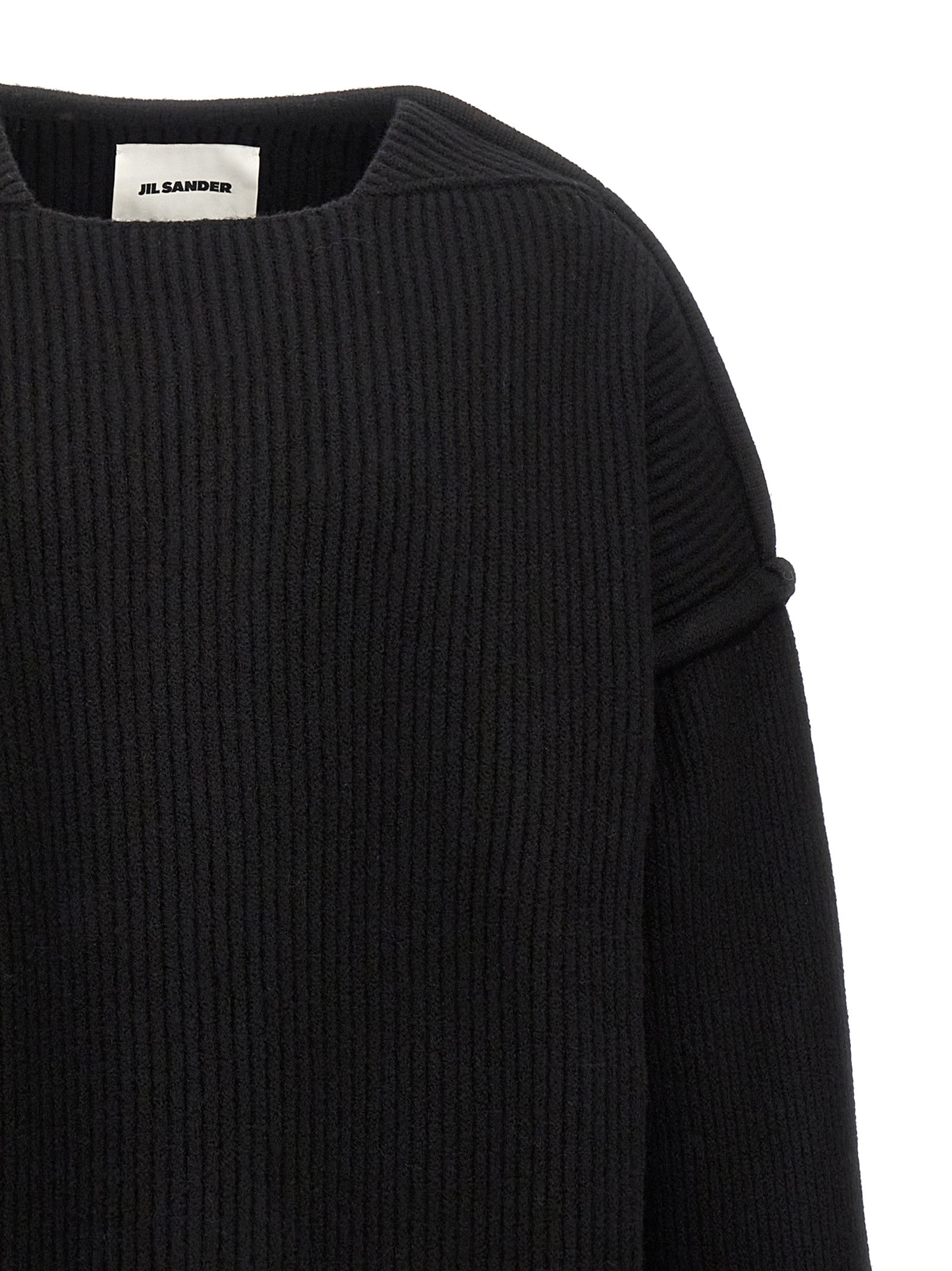 Black Wool Cardigan