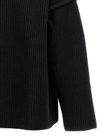 Black Wool Cardigan
